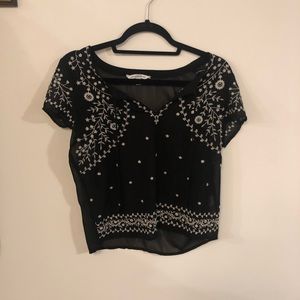 American eagle sheer top